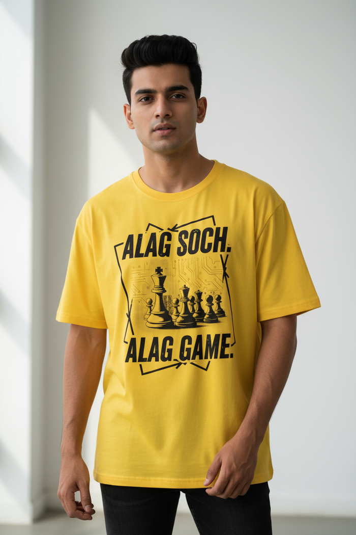 ALAG SOCH. ALAG GAME.  Oversized T-Shirt