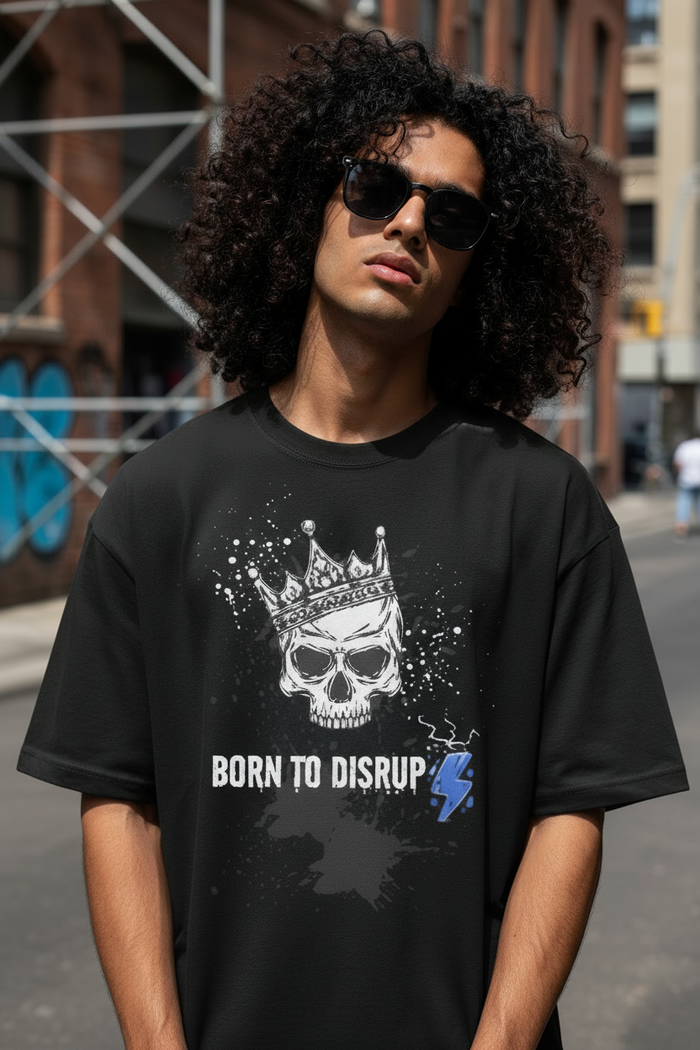 BORN TO DISRUPT Oversized T-Shirt