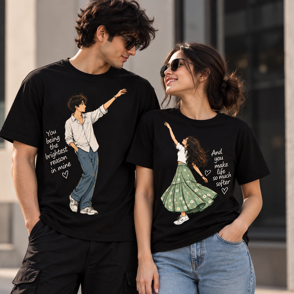 Brightest Reason Couple T-Shirts