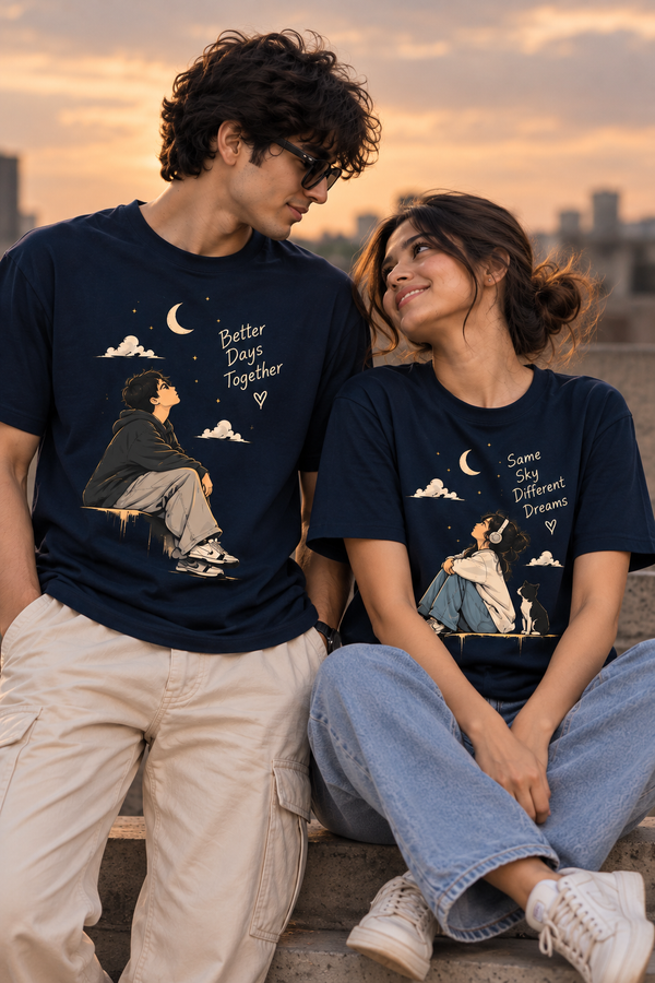 Better Days Together Couple T-Shirt