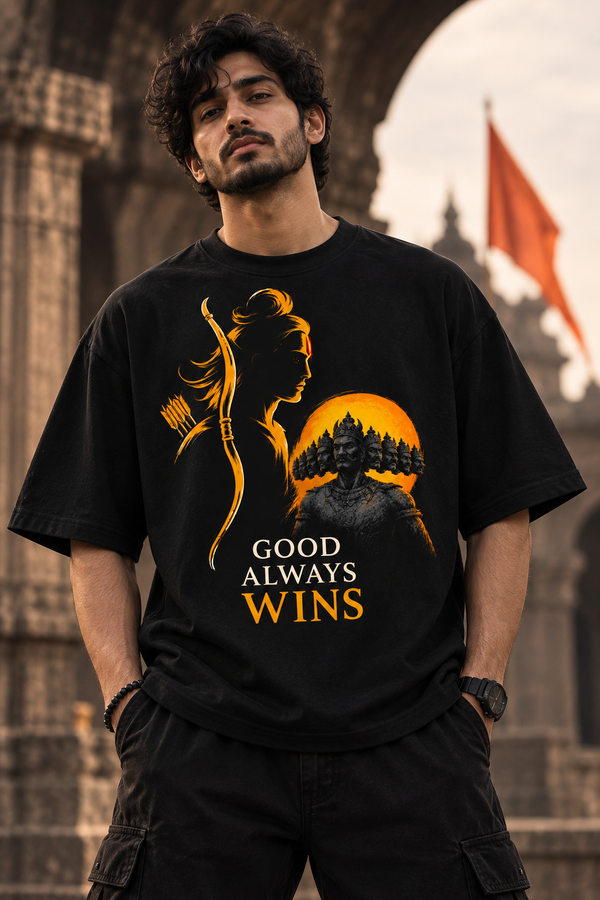 Good Always Wins Oversized T-Shirt