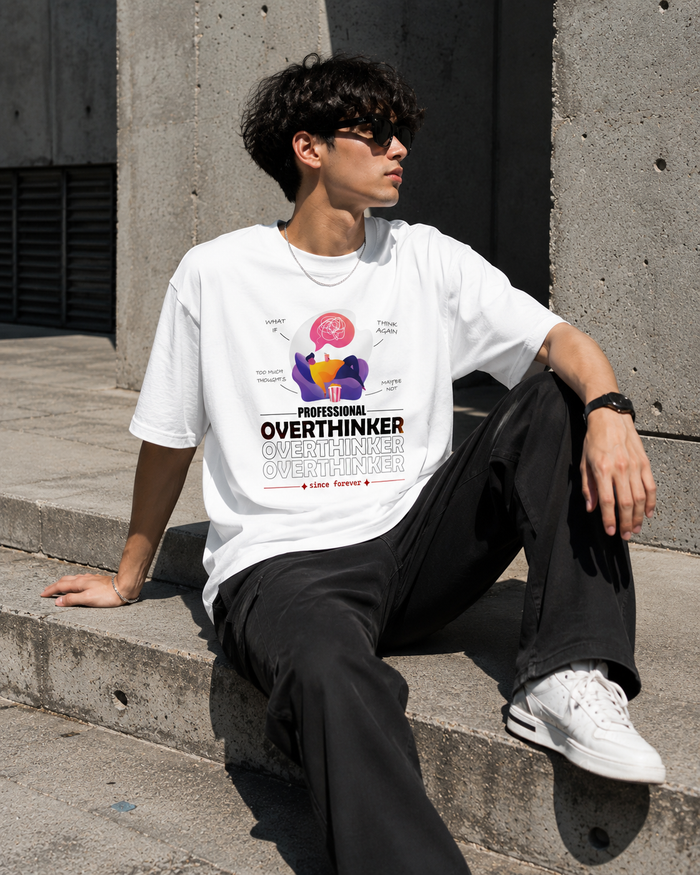 PROFESSIONAL OVERTHINKER Oversized T-Shirt